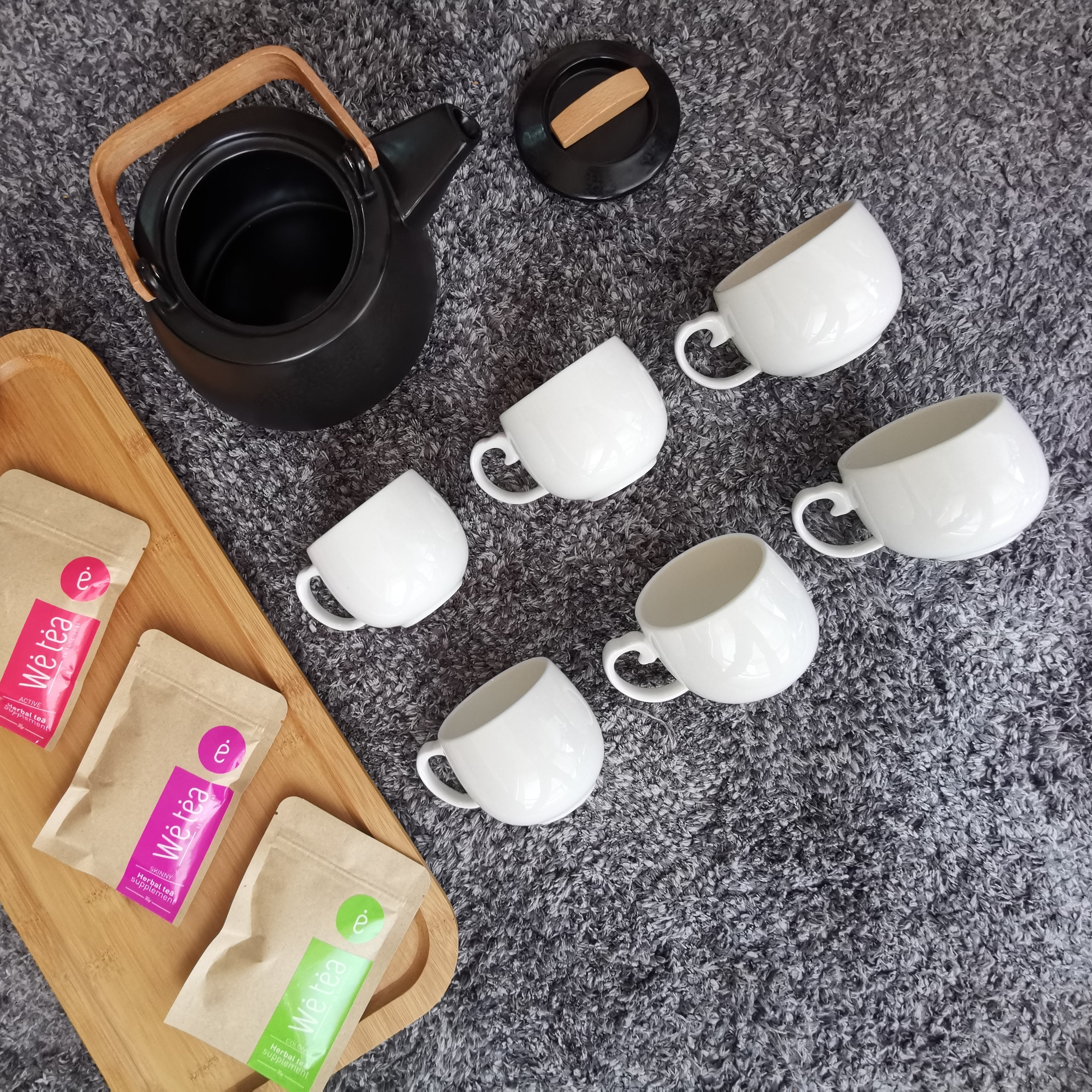 Set Classic We tea tetera